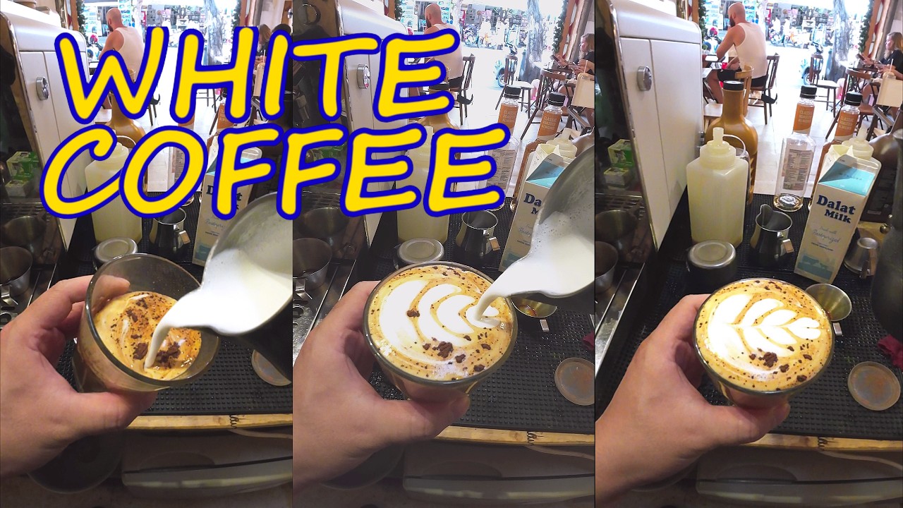 Công thức hot White Coffee - Bạc Xỉu nóng.