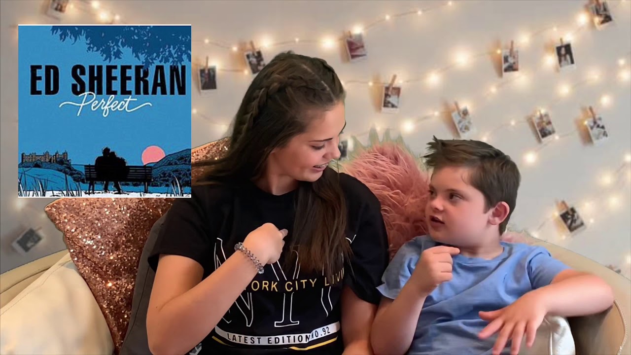 Ed Sheeran - Perfect - Isabella Signs - Lucus model with Down Syndrome - Makaton - BSL