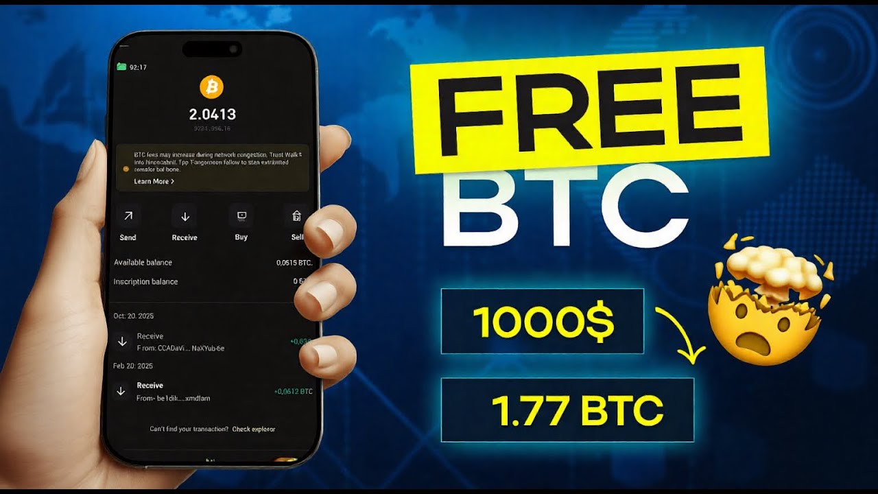 Как я добыл 1 биткоин в бесплатном приложении для майнинга биткоинов 2025!