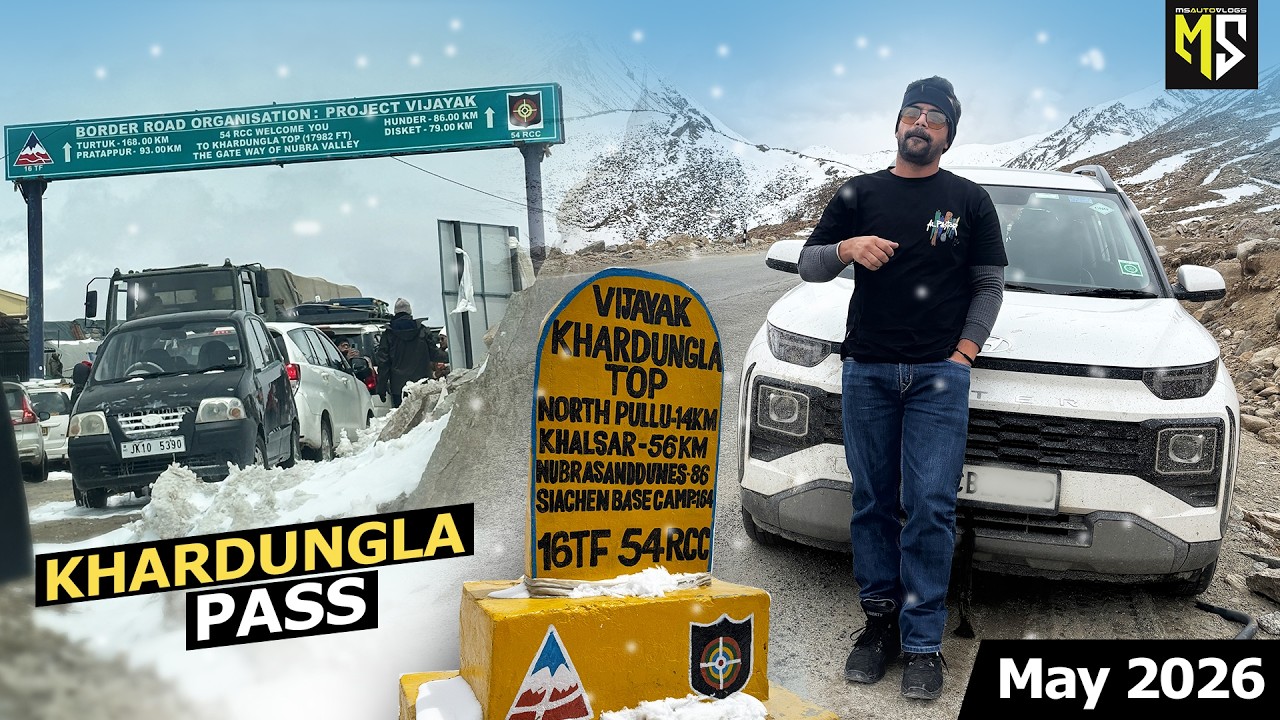 Khardung La Pass May 2026 | 17,582 Ft Dangerous Road Journey | Ladakh Vlog
