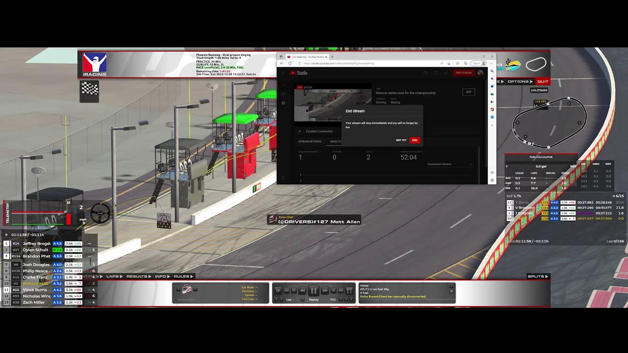 iNascar series race for the championship