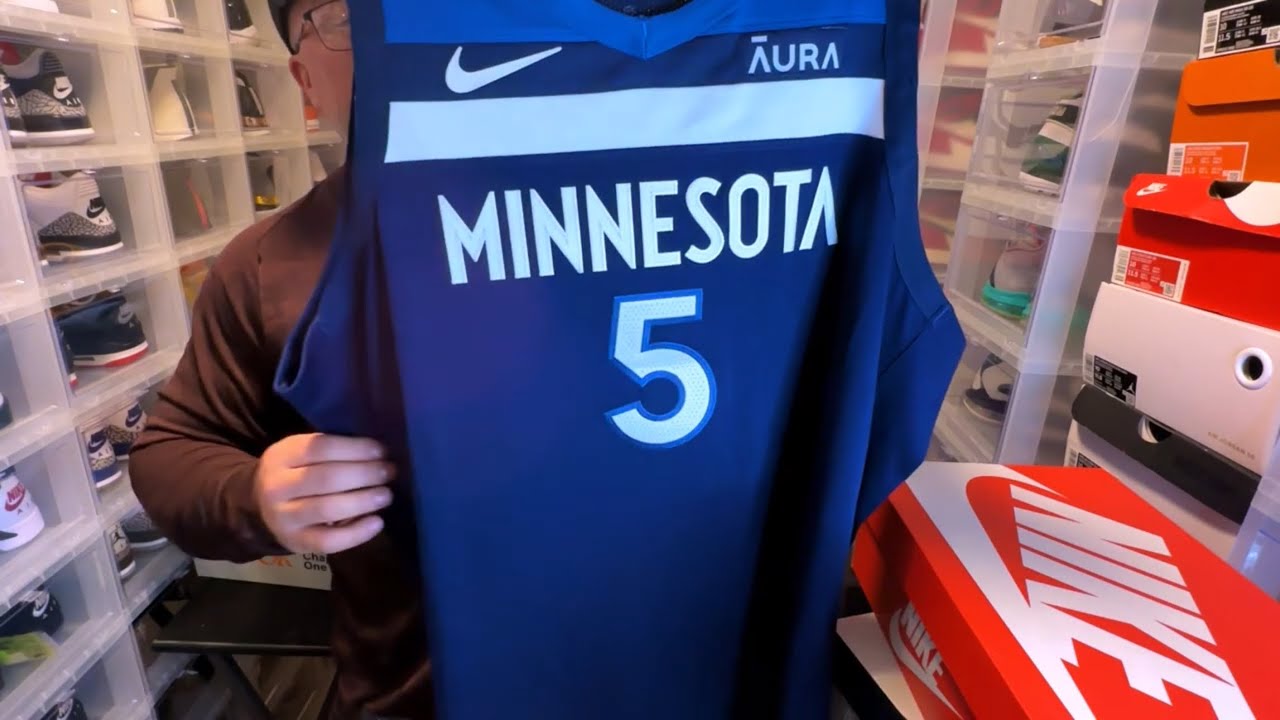 Anthony Edwards Nike Authentic Icon Minnesota Timberwolves Jersey