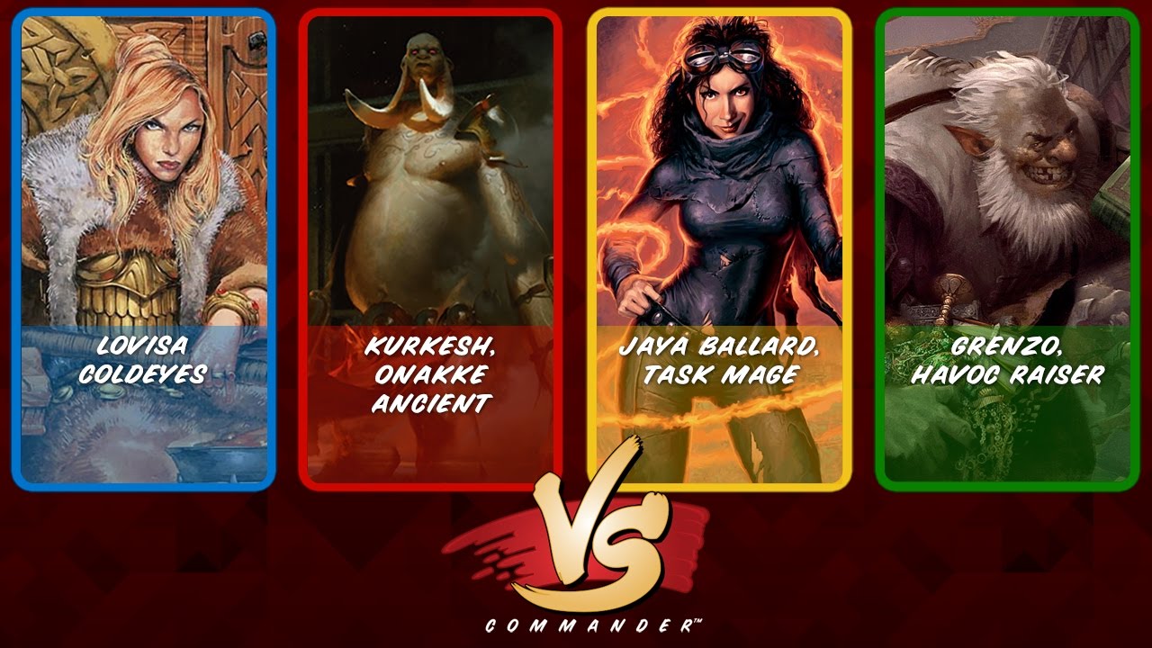 Commander VS S5E7: Lovisa vs Kurkesh vs Jaya Ballard vs Grenzo