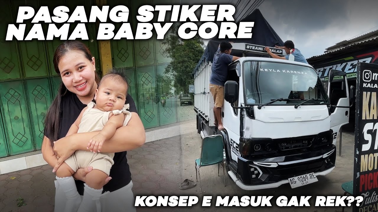 WAJAH BARU!! TAMBAHIN STIKER DI TRUK BIAR GAK SEPI