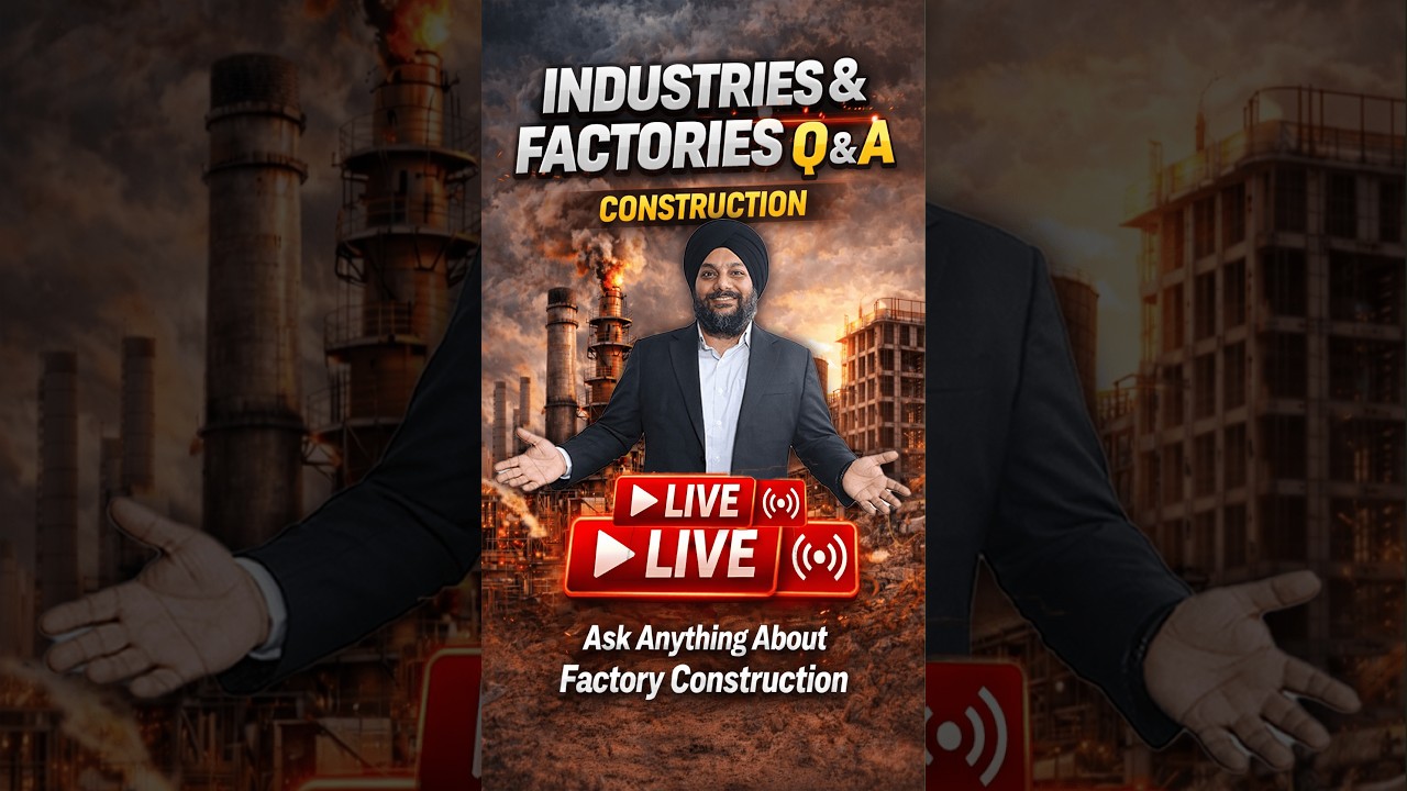 Industries -  Factory Construction LIVE Q&A | Planning Renovation Factory Cost & Execution #shorts