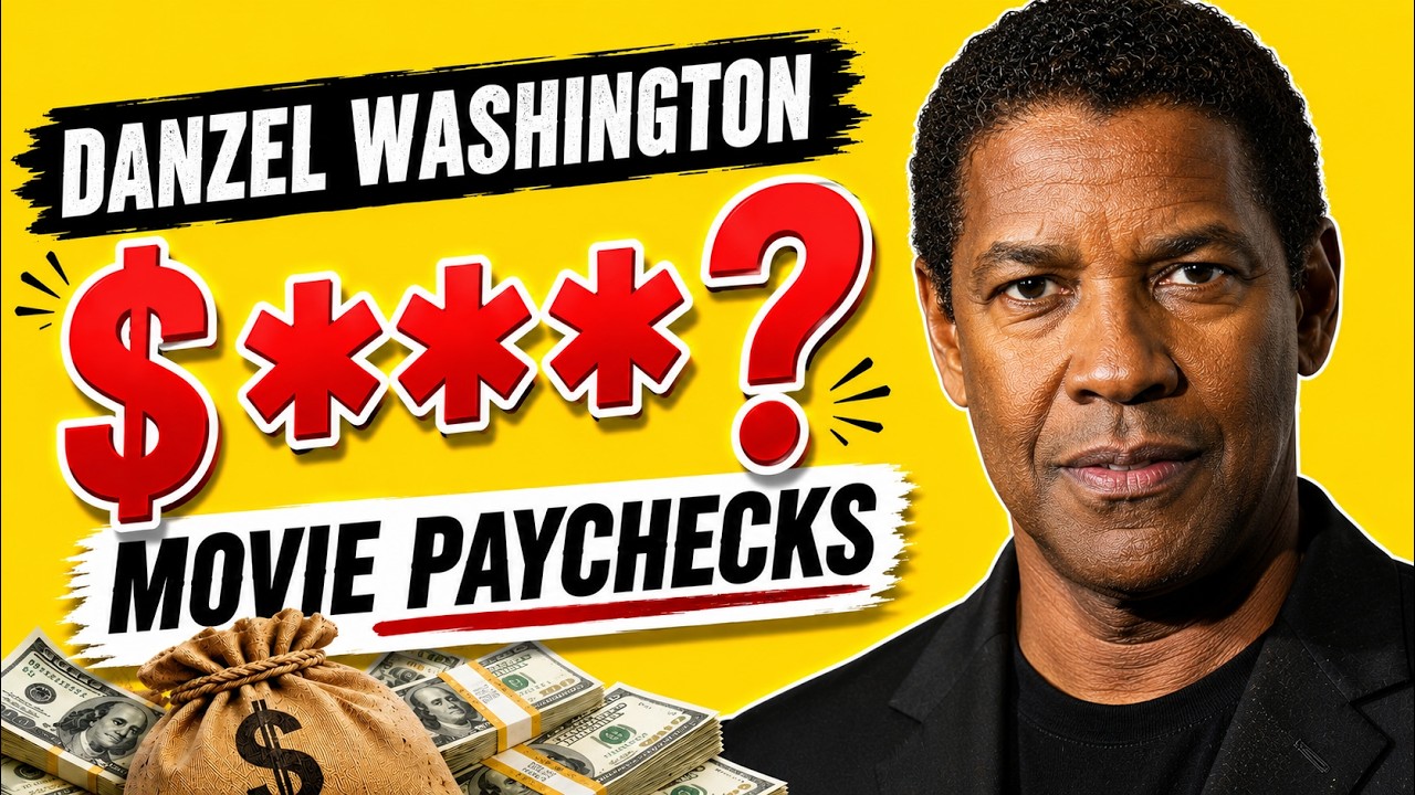 💰🤑 Denzel Washington Paycheck For Every Movie He Ever Made
