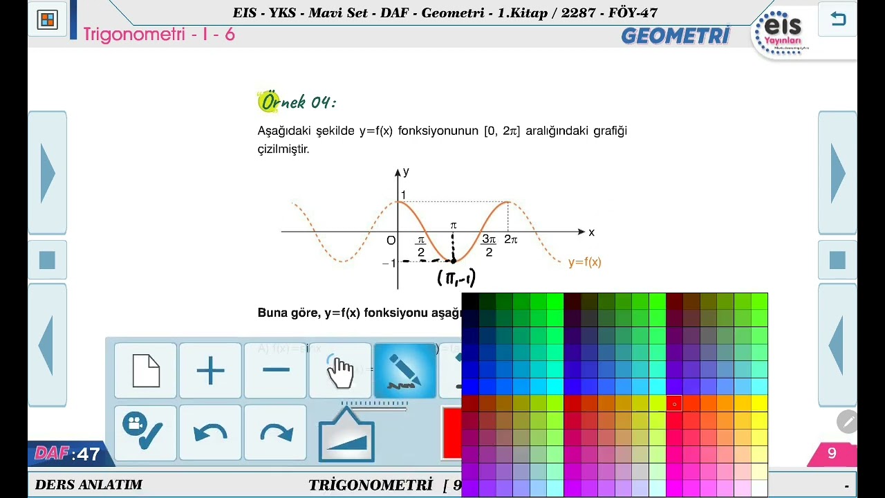 Mavi Set Geometri 1 - Trigonometri I - 6 📐