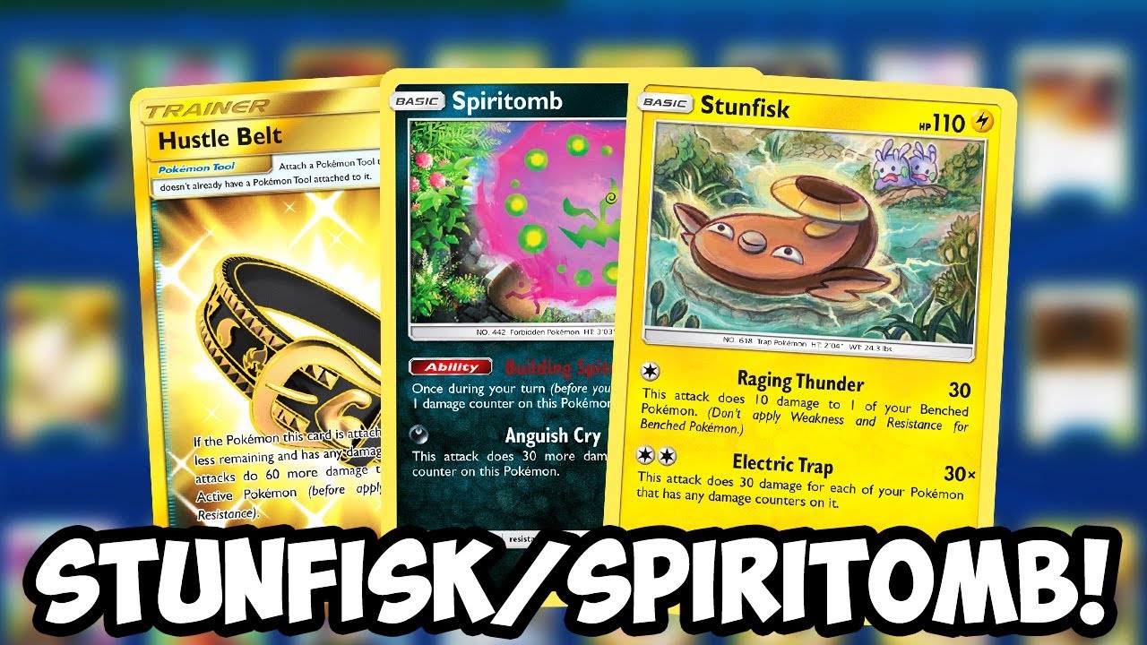 The Coolest Rogue Deck From Unbroken Bonds, Stunfisk/Spiritomb Deck! PTCGO