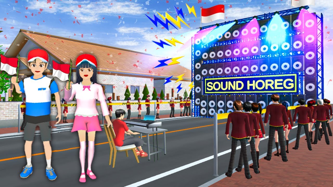 Yuta Mio Nonton SOUND HOREG di Festival 17 Agustus🤣 | Sakura School Simulator
