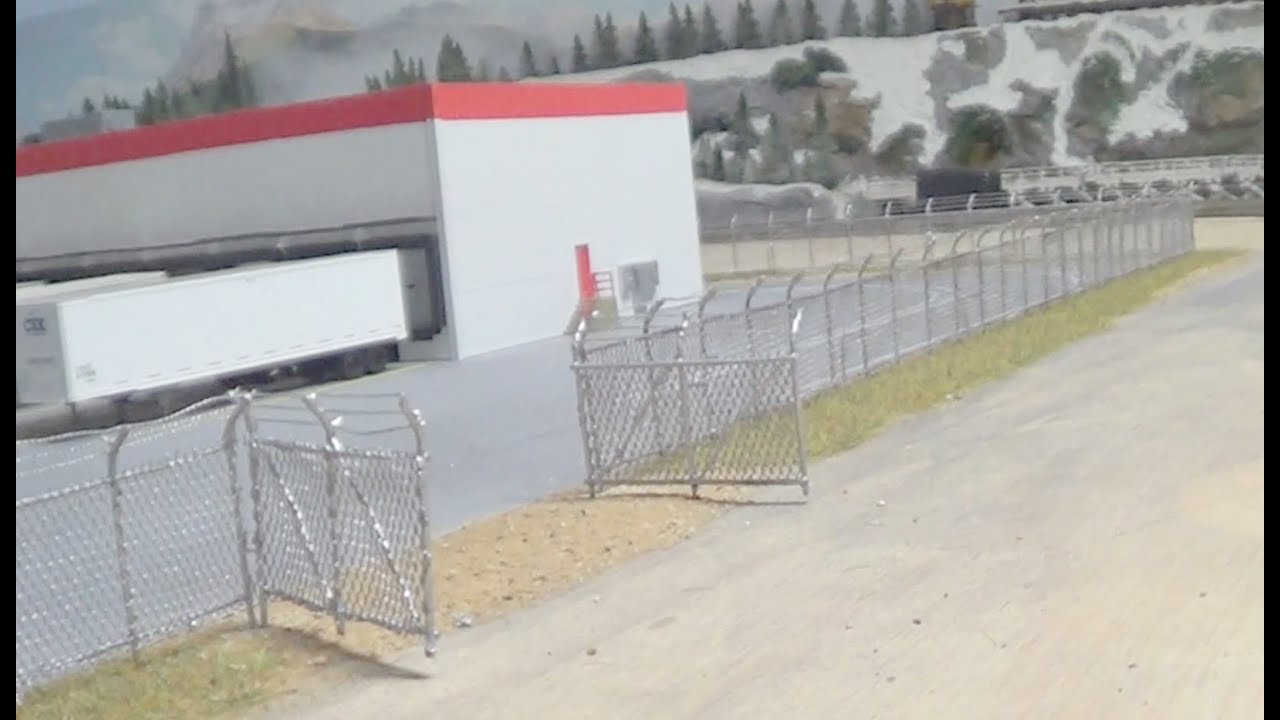 HO Scale Fence Final Building a 1000 Foot Long Chain Link Fence Part Three 