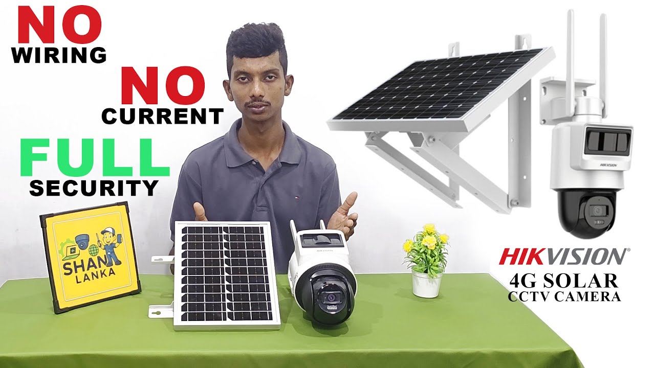 🔋 No Wiring, No Current! 🔥 Hikvision 4G Solar CCTV Camera | Full Security Anywhere ☀️📡