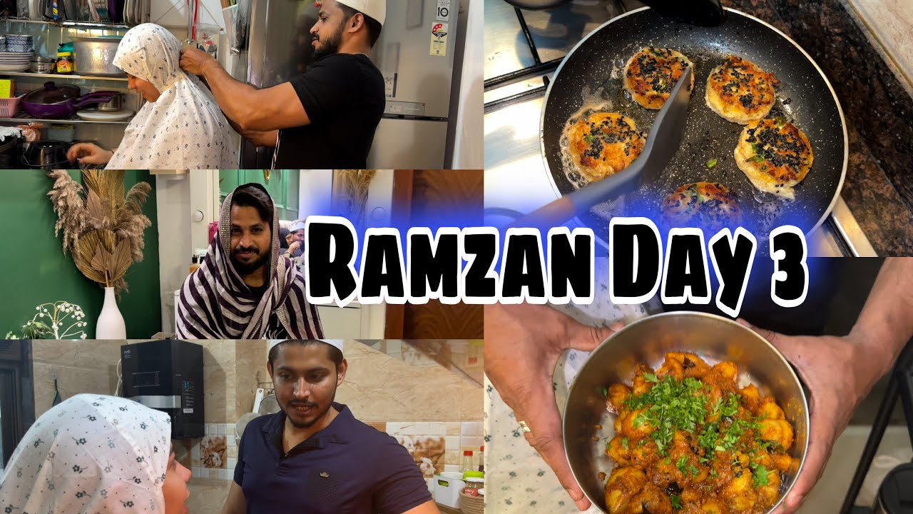 Ramzan Day 3 🌙| Chicken Golden Coin Recipe 😋| Suhoor & Iftar with Niyan &Aarti ❤️