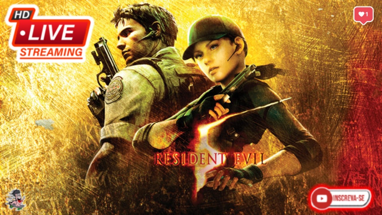 🔴 #resident EVIL 5 #PARTE 1 COM @johnzera3pro  SO CHEGA TMJ E MUITO OBRIGADO A TODOS VCS PELA FORÇA🤪