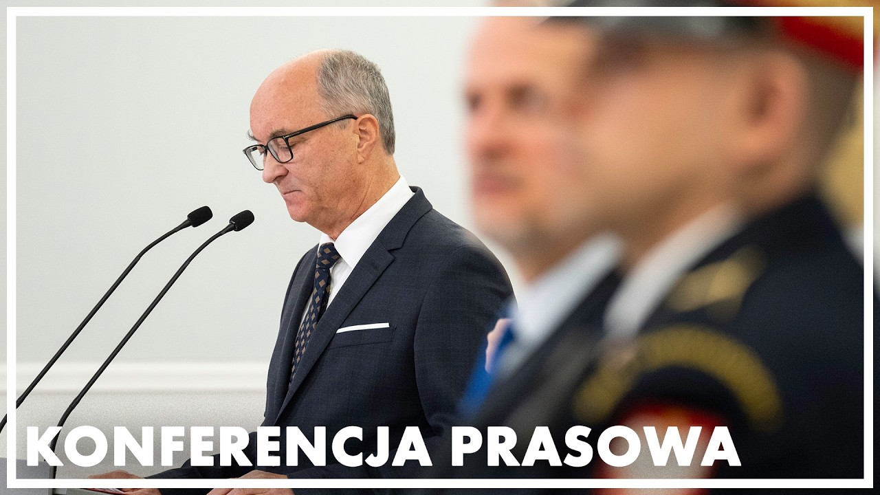 Konferencja prasowa marszałka Sejmu Włodzimierza Czarzastego