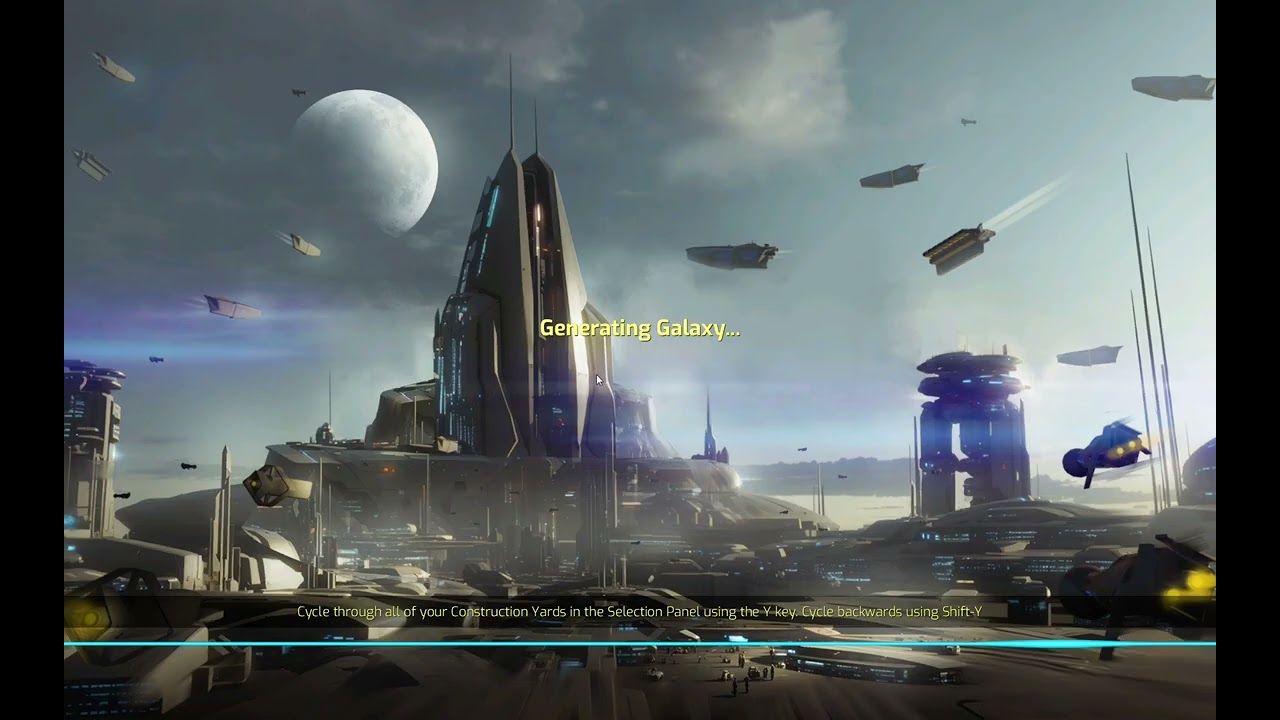 Distant Worlds 2 Un début de partie avec les humains.