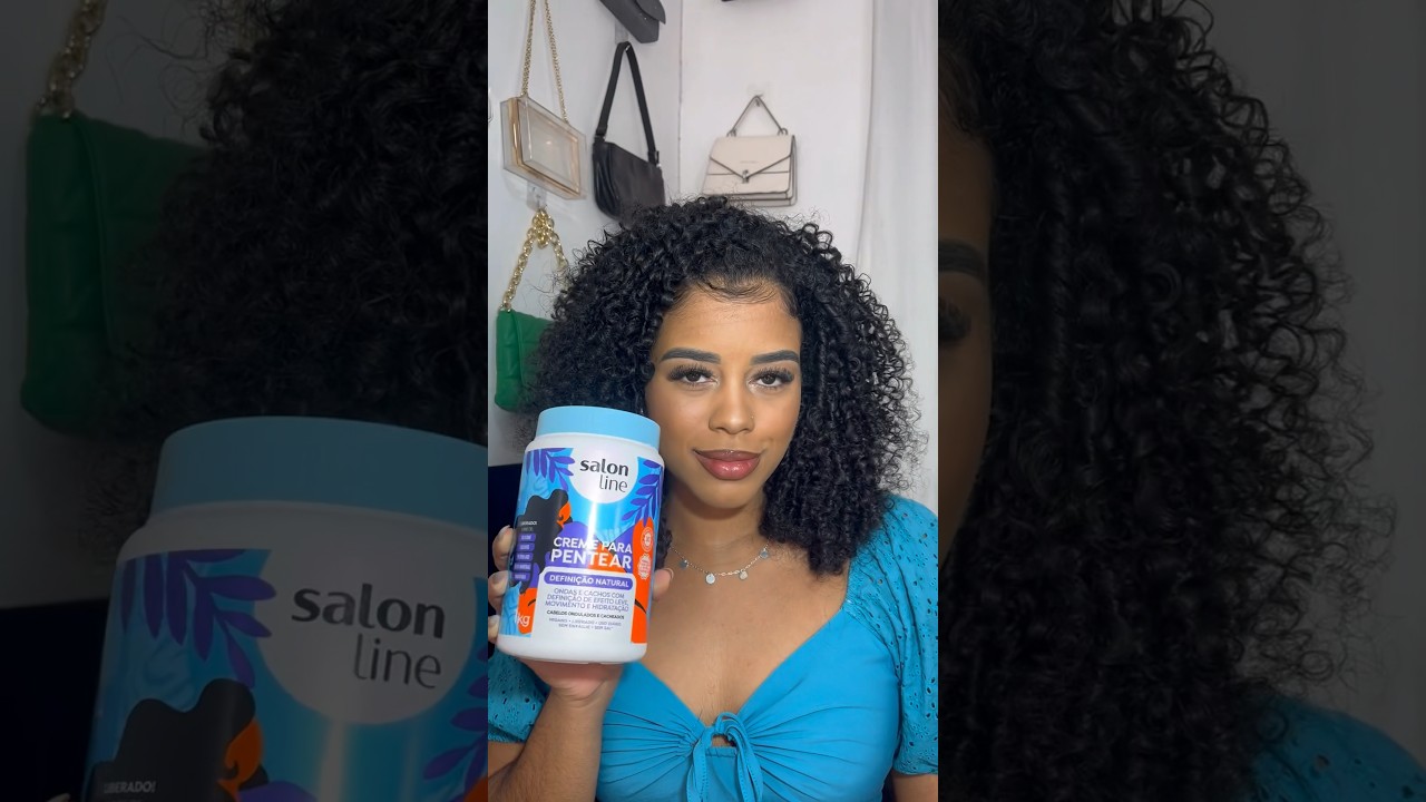 TESTEI O CREME DE PENTEAR DEFINI&Ccedil;&Atilde;O NATURAL SALON LINE + ESCOVA POLVO | Suellen Meneghite