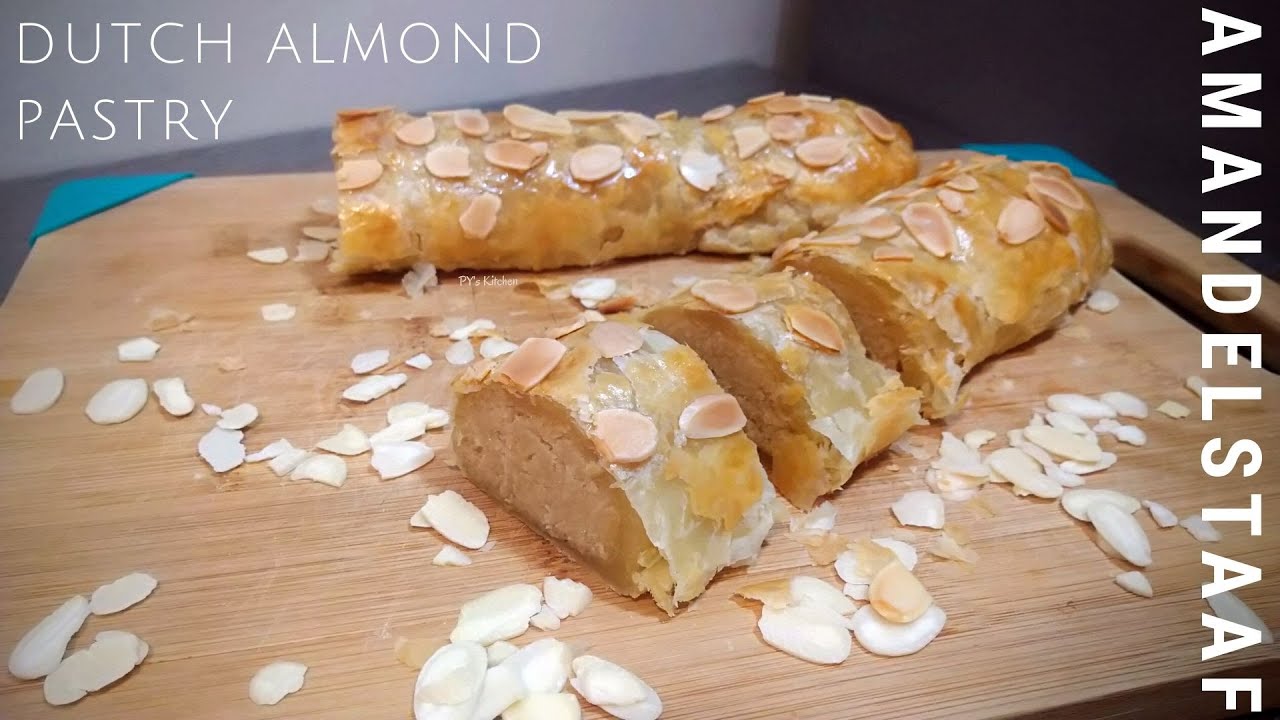 Dutch Almond Paste Filled Pastry | Amandelstaaf Recept