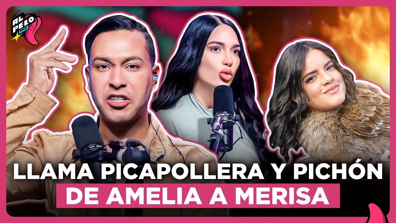 RICHARD LLAMA PICAPOLLERA Y PICHÓN DE AMELIA A MERISA POR SU DISCURSO DEL CHAPEO