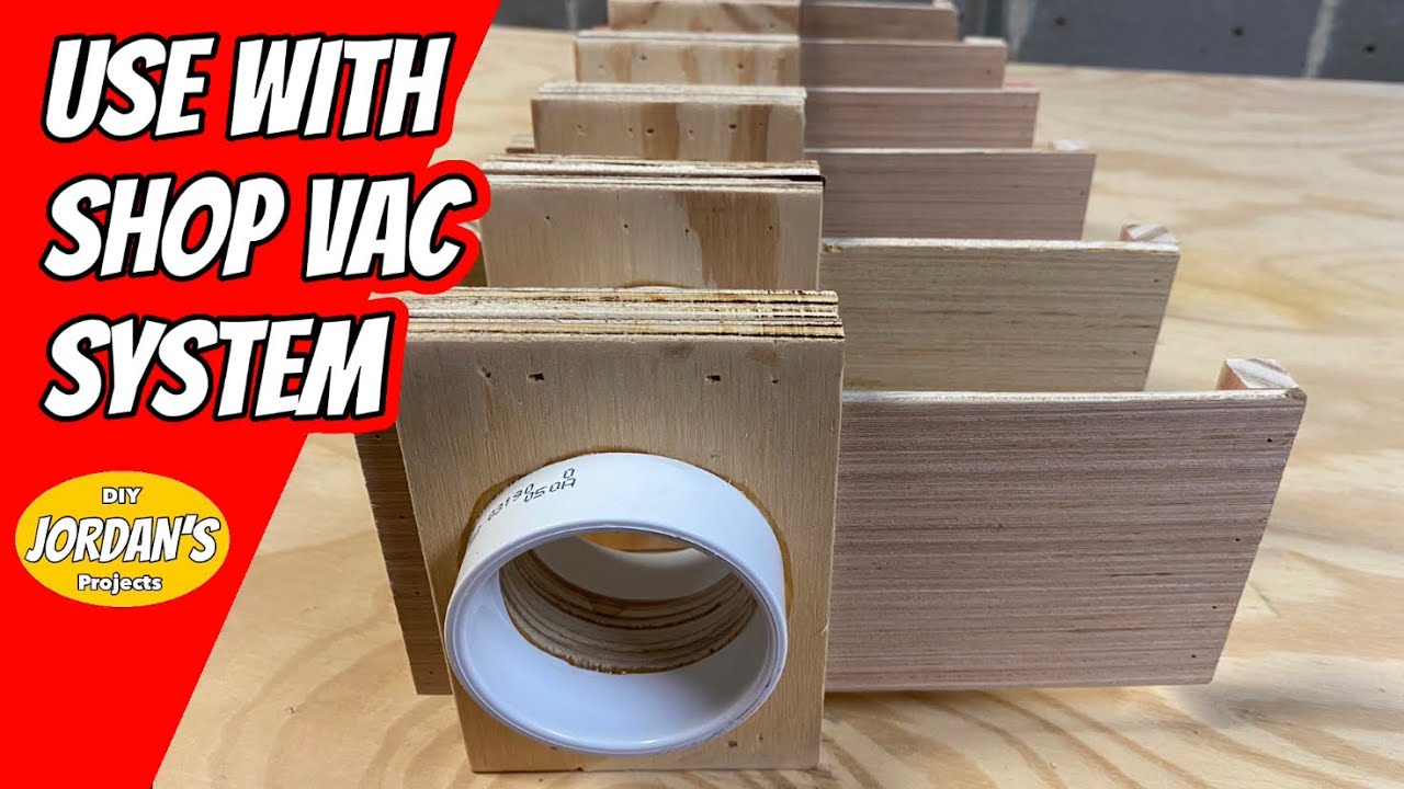 diy dust collection self cleaning  BLAST GATES for a shop vac system