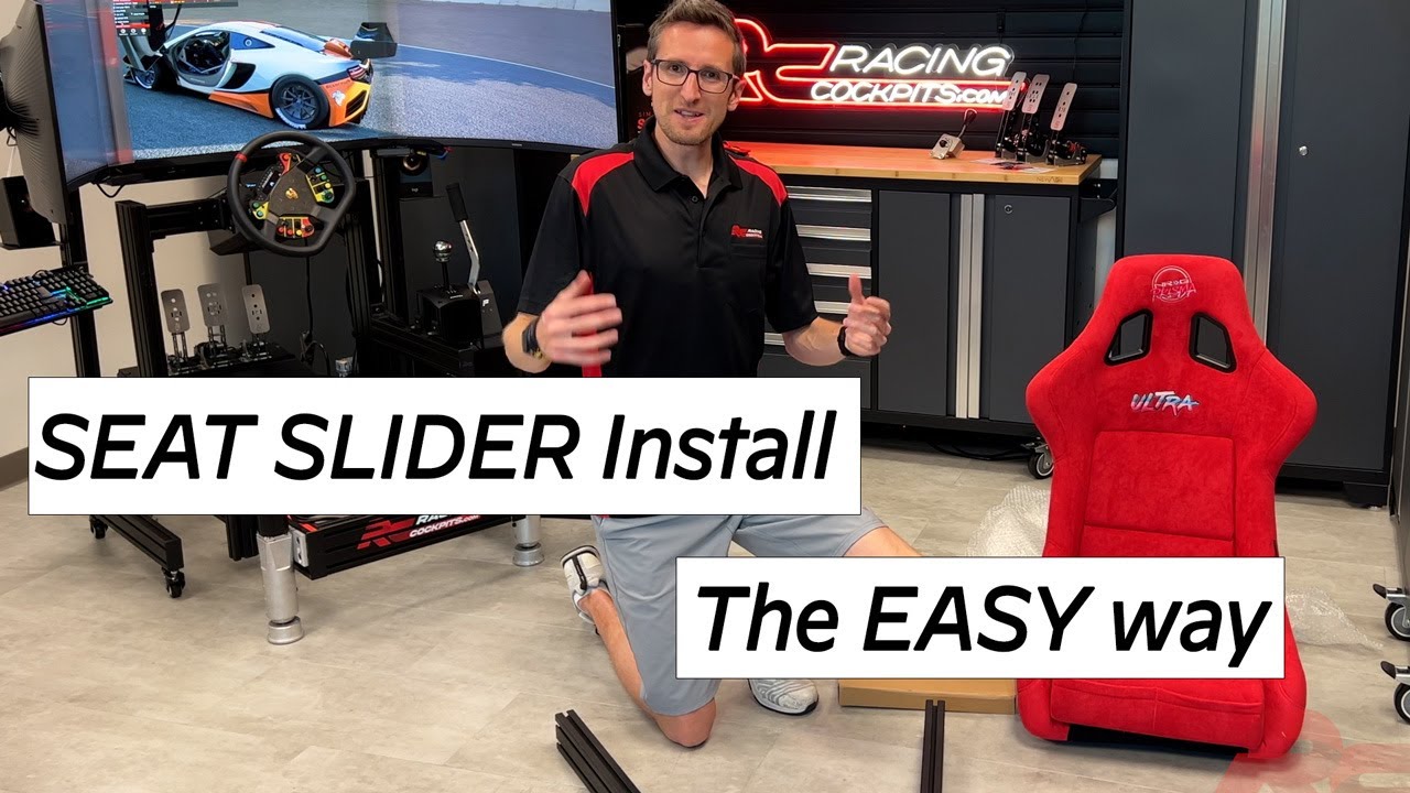 Seat Slider Installation Guide for Sim Racing - Racing Cockpits
