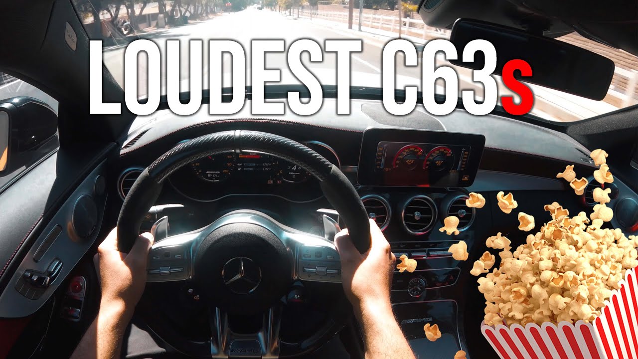 POV: World's LOUDEST & Craziest C63s AMG [4K]