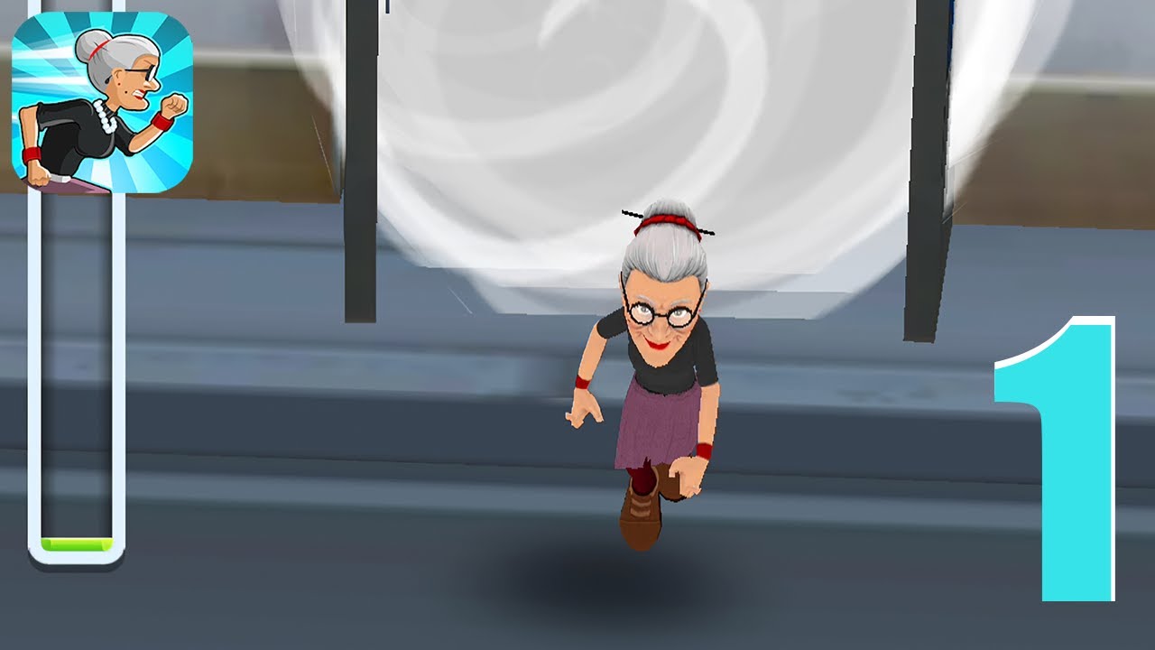 Angry Gran Run - Running Game - Gameplay #1 (Android, iOS)