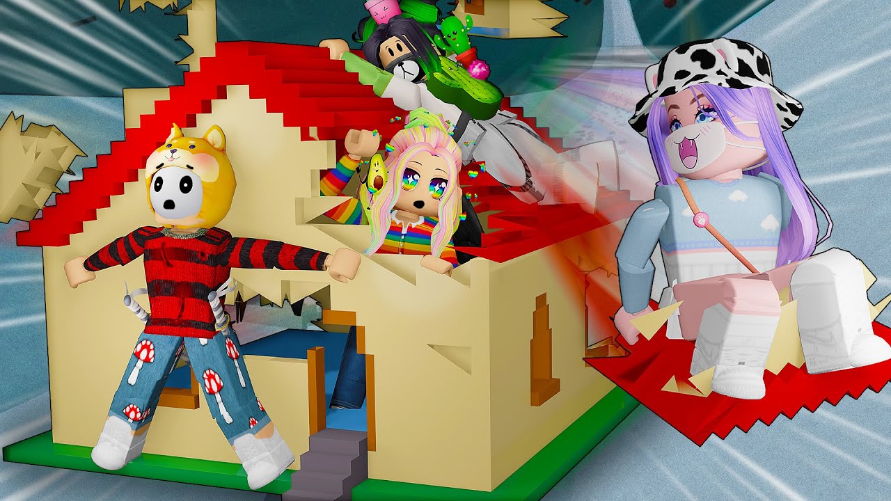 НЕ РАЗВАЛИСЬ В ДОМЕ! КТО ВЫЖИВЕТ? Roblox Slide House Tumble