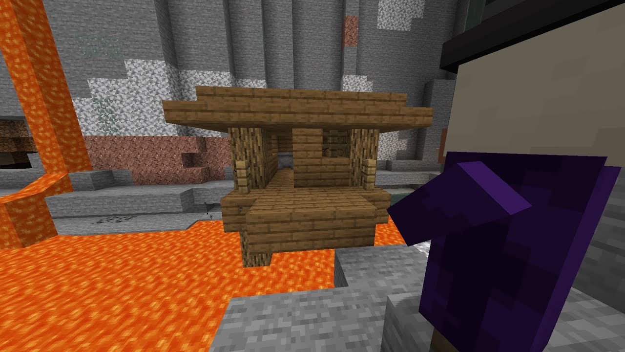 Witch Hut On Lava | Minecraft Seed