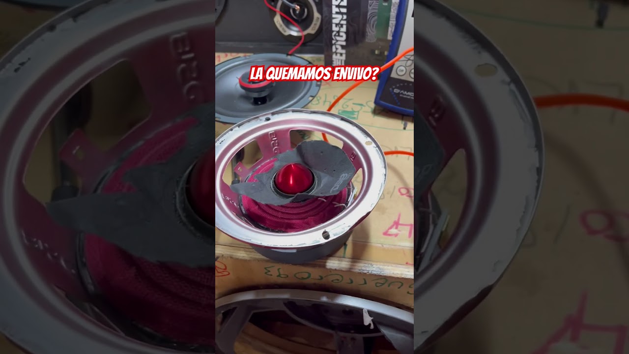 Midrange DS18 con foco LED #caraudio #audioelectronics #diy #audio #proaudio #audioengineering