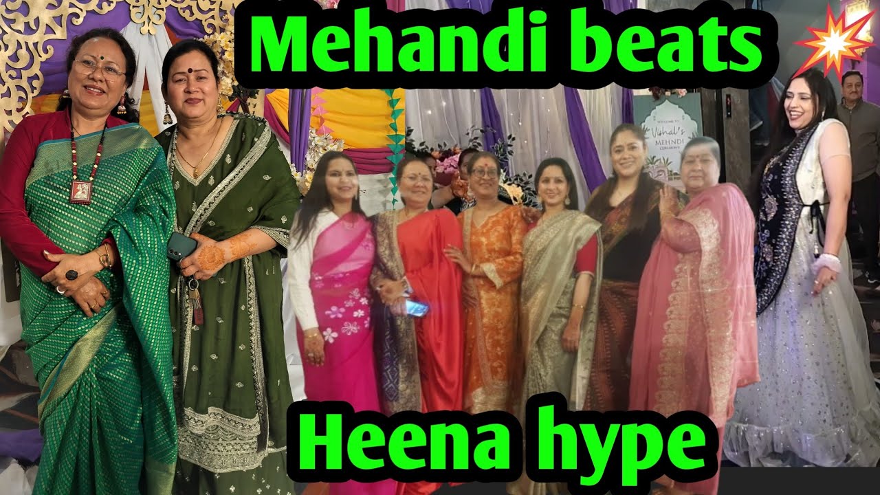 🤩🫰“मेहंदी की रात, डांस का धमाल”💃💃💃
