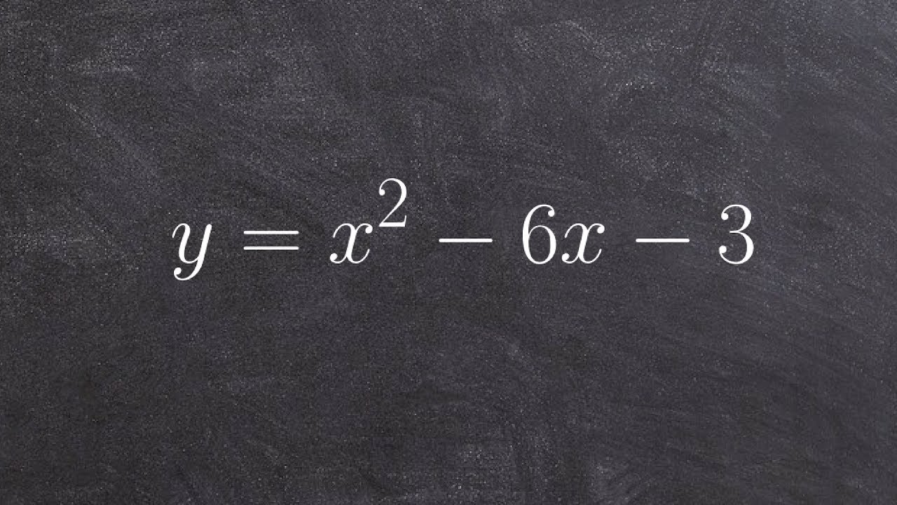 How do I graph a quadratic in standard form