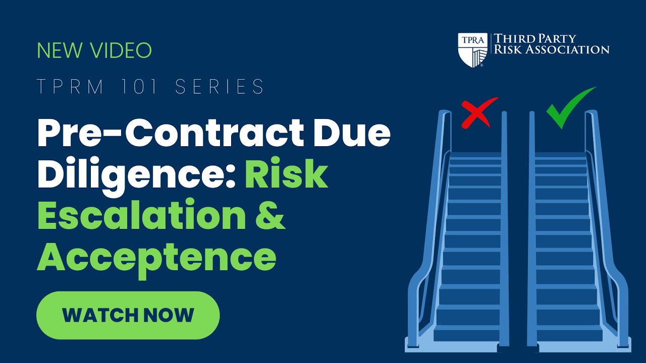 TPRM 101: Risk Escalation and/or Acceptance