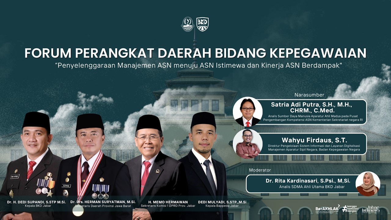 FORUM PERANGKAT DAERAH PERANGKAT DAERAH BIDANG KEPEGAWAIAN