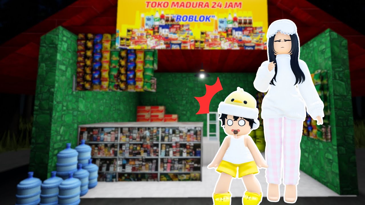 JAGA WARUNG TENGAH MALEM YANG BELI ANOMALI‼️The Madura Shift 7 Days Horror Roblox Indonesia