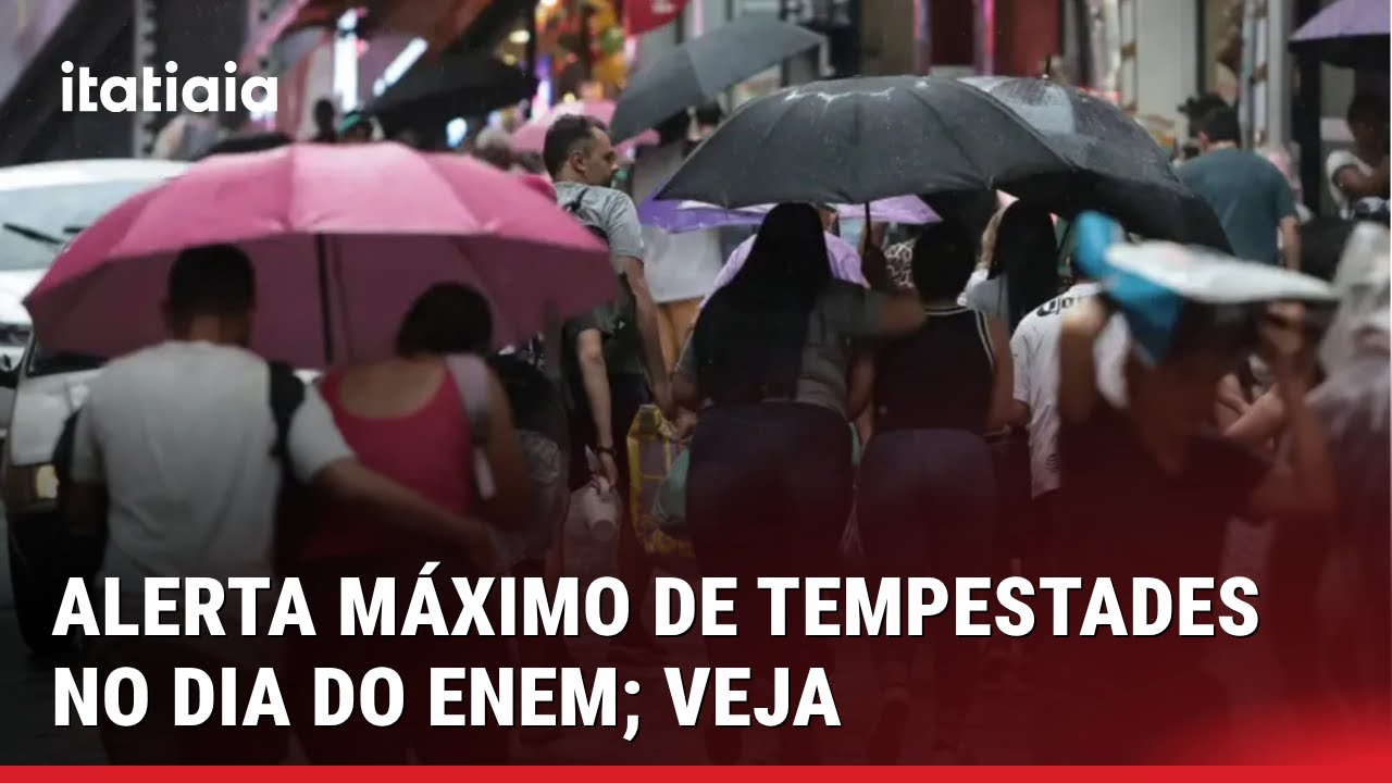 ALERTA DE CICLONE NO SUL PODE TRAZER CHUVAS FORTES AO SUDESTE NESTE DOMINGO (16)