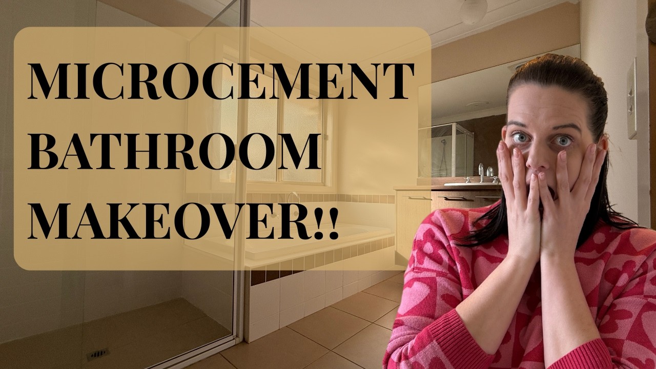 I Tried Microcement… and You Won’t Believe This Bathroom Transformation