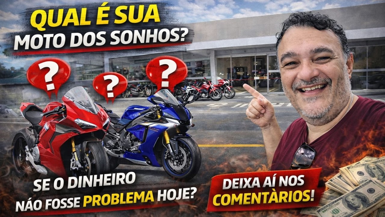 QUAL É A MOTO DOS SEUS SONHOS? NOVA CONCESSIONÁRIA EM SÃO JOSÉ DOS CAMPOS!