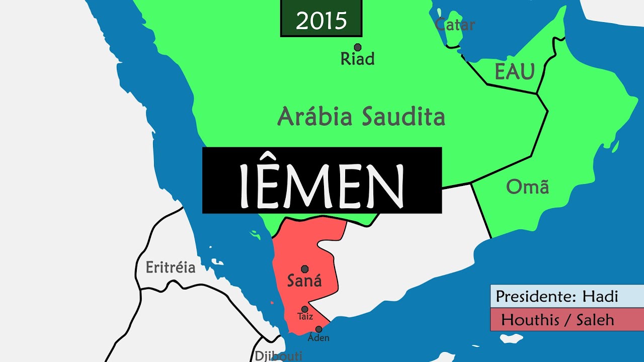 Iêmen - História no Mapa