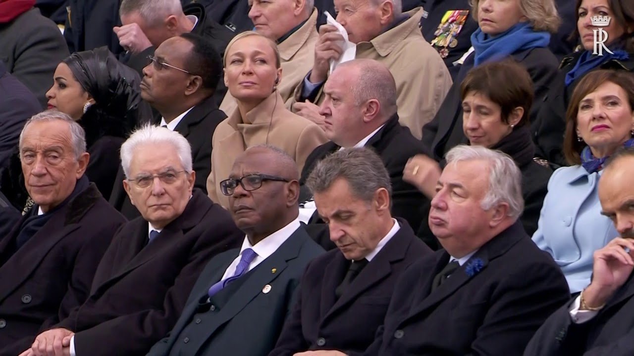 Parigi: Mattarella alla cerimonia del centenario dell’armistizio (1918-2018)