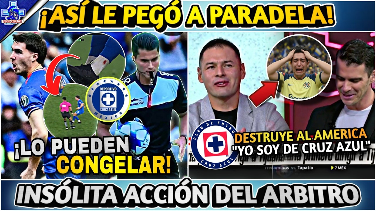 ¡GOLPEA A PARADELA SIN RAZÓN! PODRÍAN CONGELAR AL ARBITRO - PABLO AGUILAR CONFIESA SER MAS CELESTE