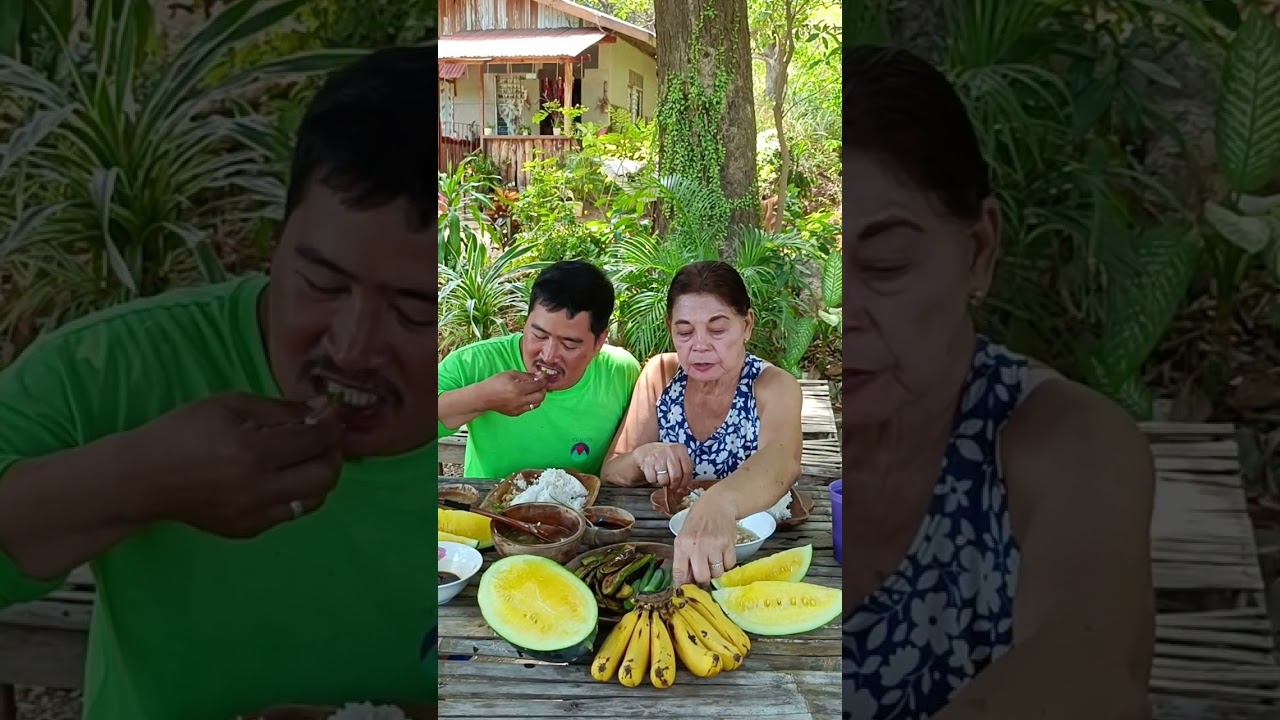 Sarap kumain kasabay si kumander mga kabukid #kainansabukid 