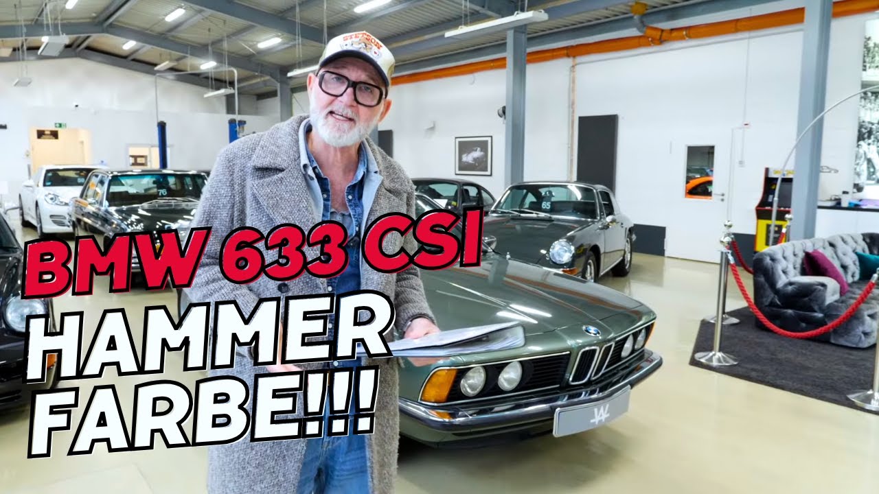 Die Farbe🤩!! BMW 633 CSI, EZ. 6.6.1980