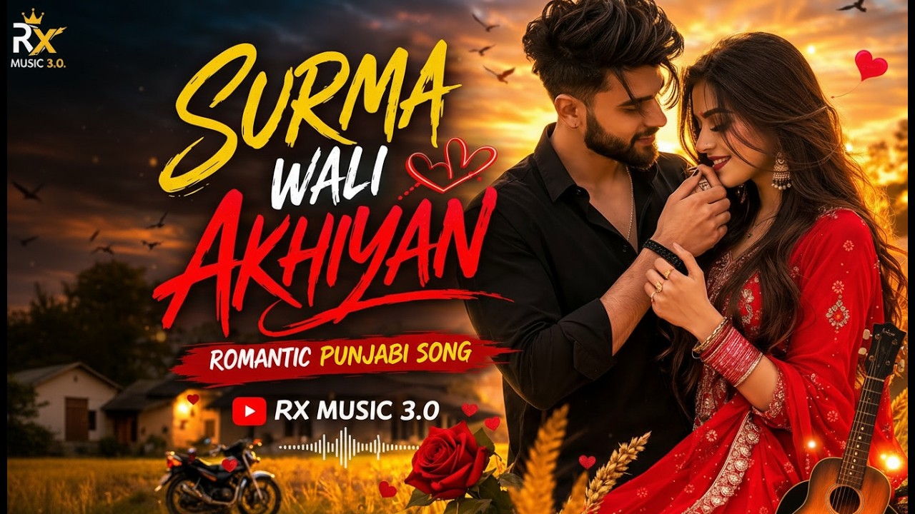 Surma Wali Akhiyan ❤️ | Romantic Punjabi Love Song | Jatt Love Story | RX MUSIC 3.0