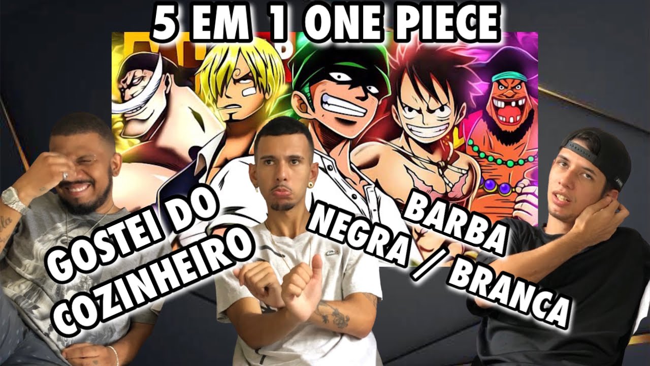 REACT - 5 EM 1 | ONE PIECE | MHRAP (Barba Negra | Barba Branca | Sanji | Luffy | Zoro)