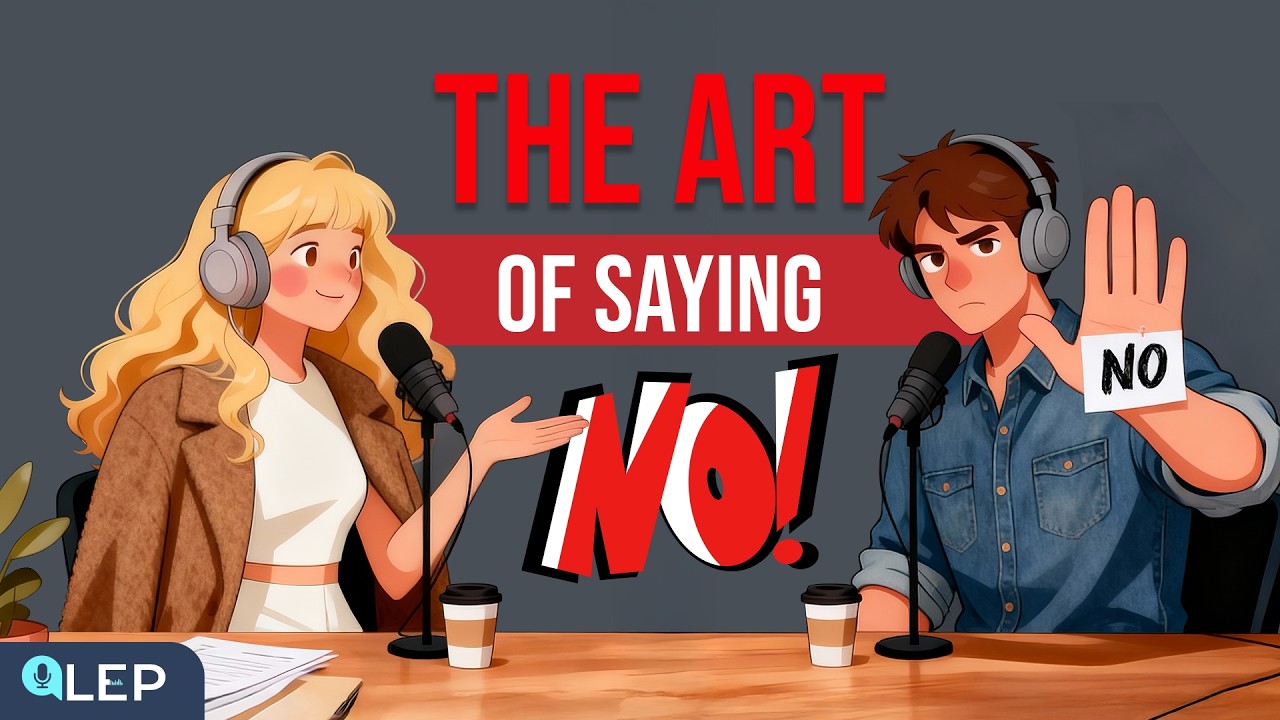 The Art of Saying No | Don’t Be a People Pleaser | Daily English Speaking Conversations (A2-B1)