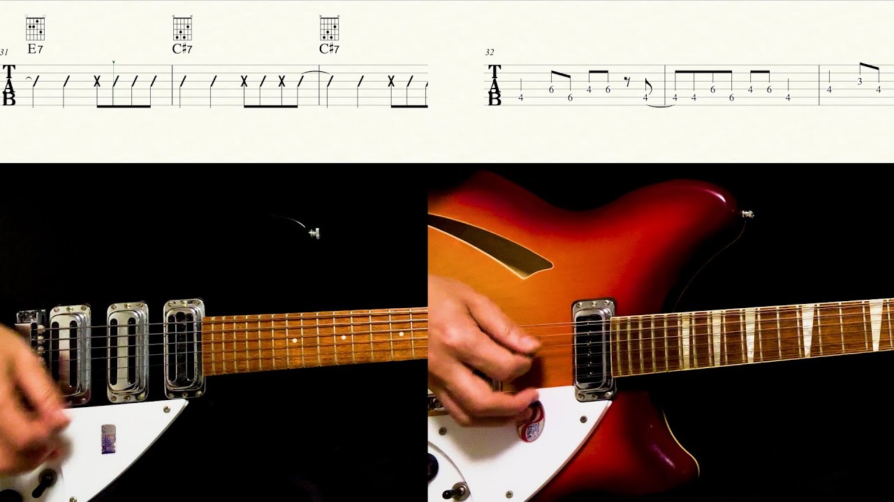 Guitar TAB : I Call Your Name - The Beatles