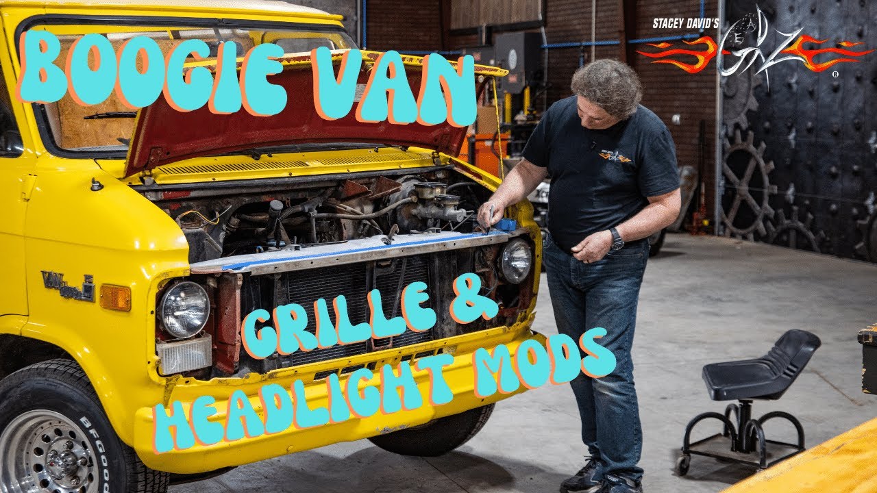Backdate Your Boogie Van's Grille and Headlights Chevy/GMC Van Mods - Stacey David's Gearz S16 E9