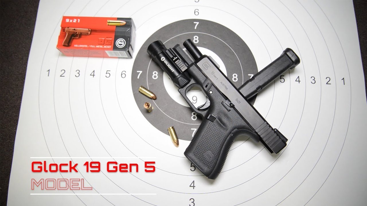 Glock 19 Gen 5 G 19 9x21mm Olight Valkyrie PL2 ITA