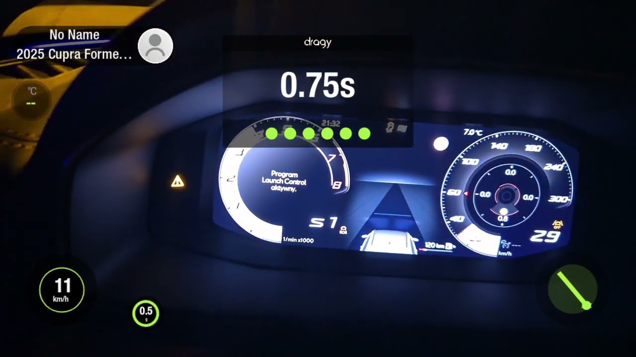 Cupra Formentor 2025 2.0 tsi 204km 4drive przyspieszenie 0-100 #acceleration #cupra  #checksound 