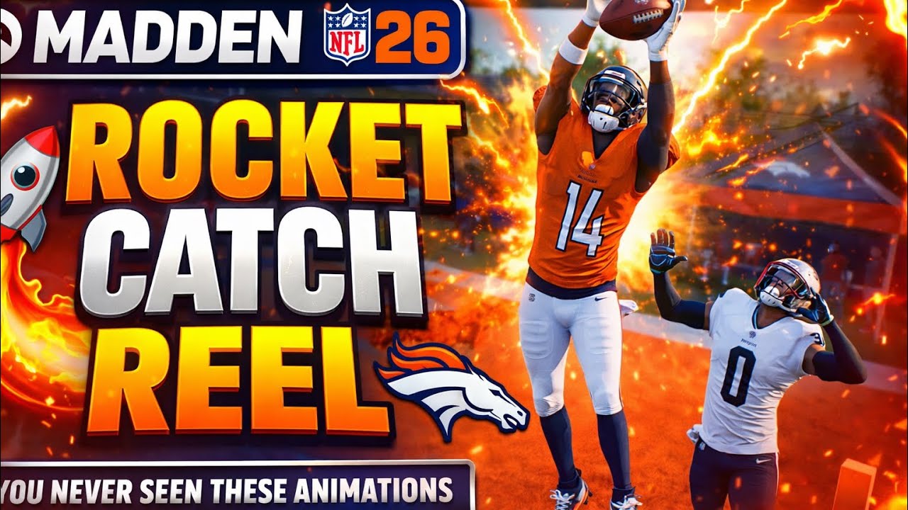 Madden 26 Aggressive Catch Animations (Broncos)
